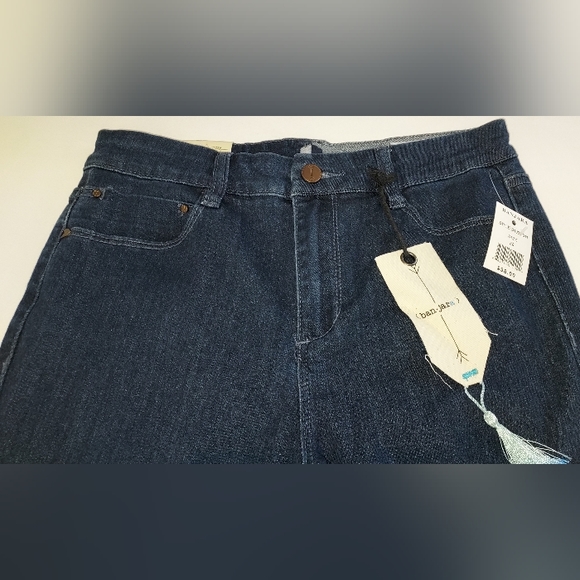 Banjara Dark Wash Sky High Skinny Distressed Jeans NWT - Picture 3 of 9